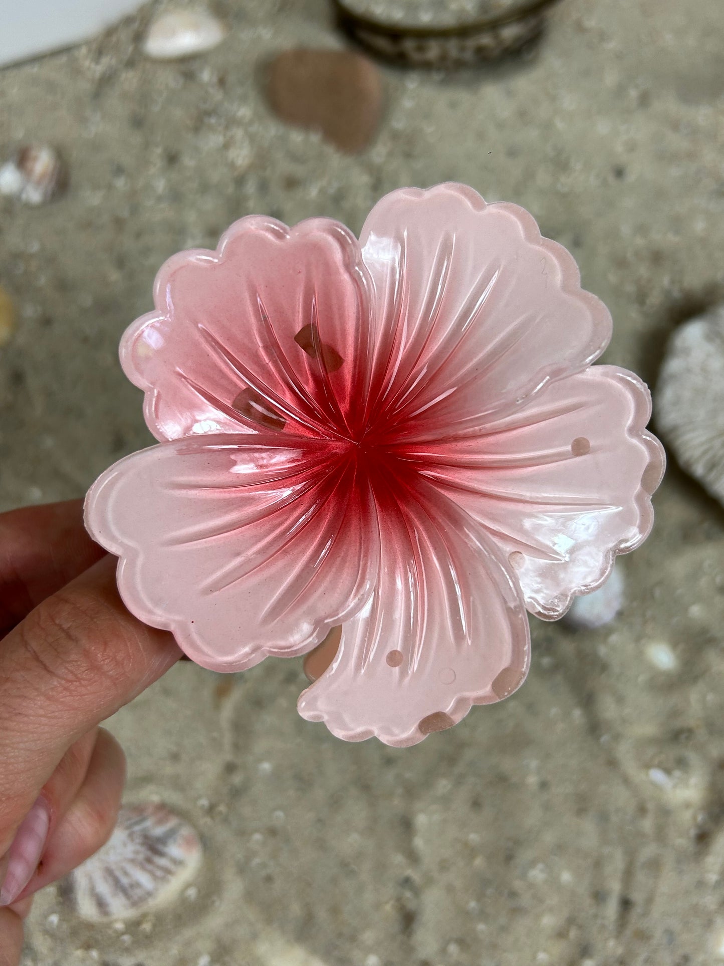 Hibiskus Haarklammer
