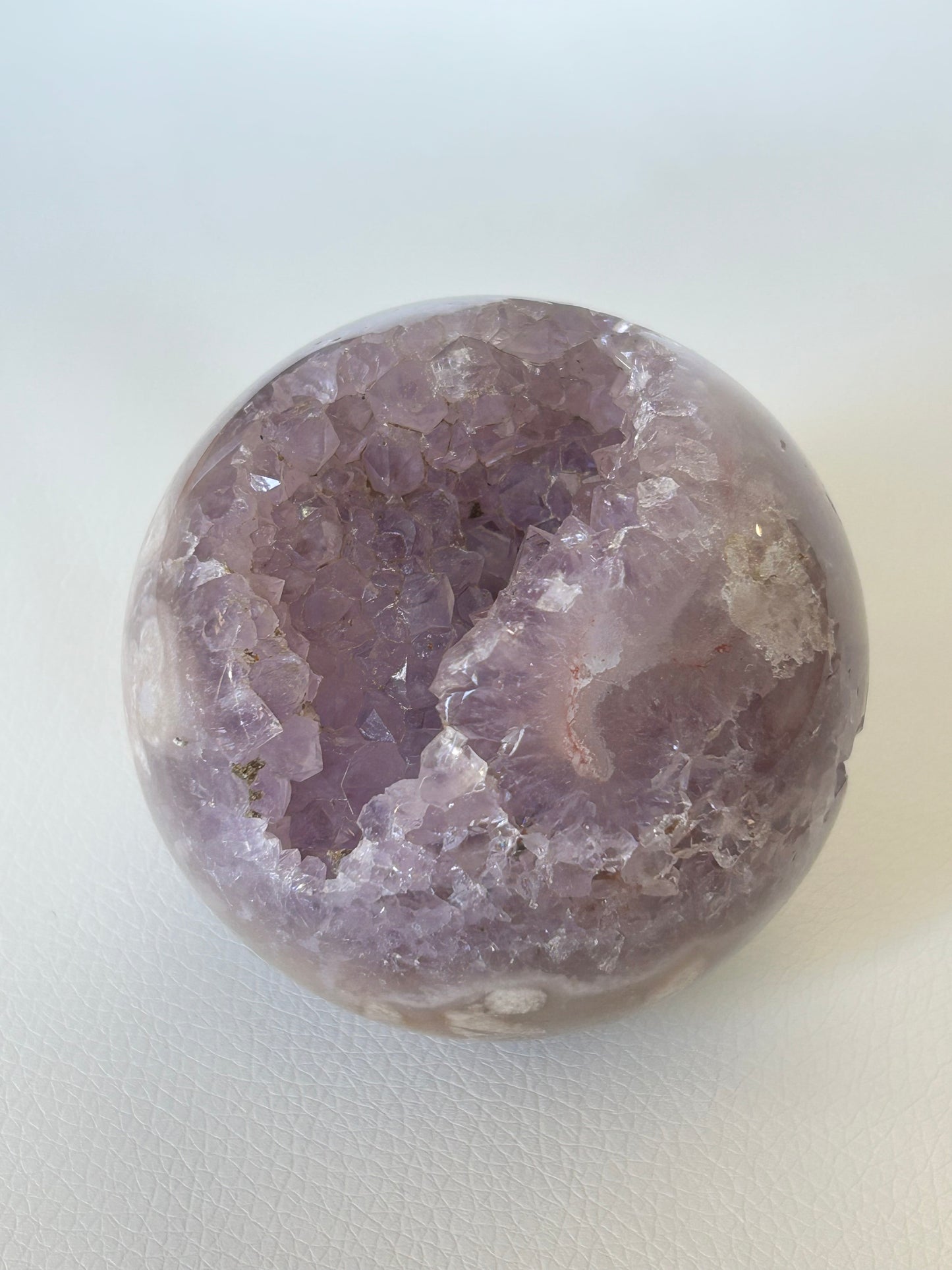 Blumenachat X Amethyst Kugel - A
