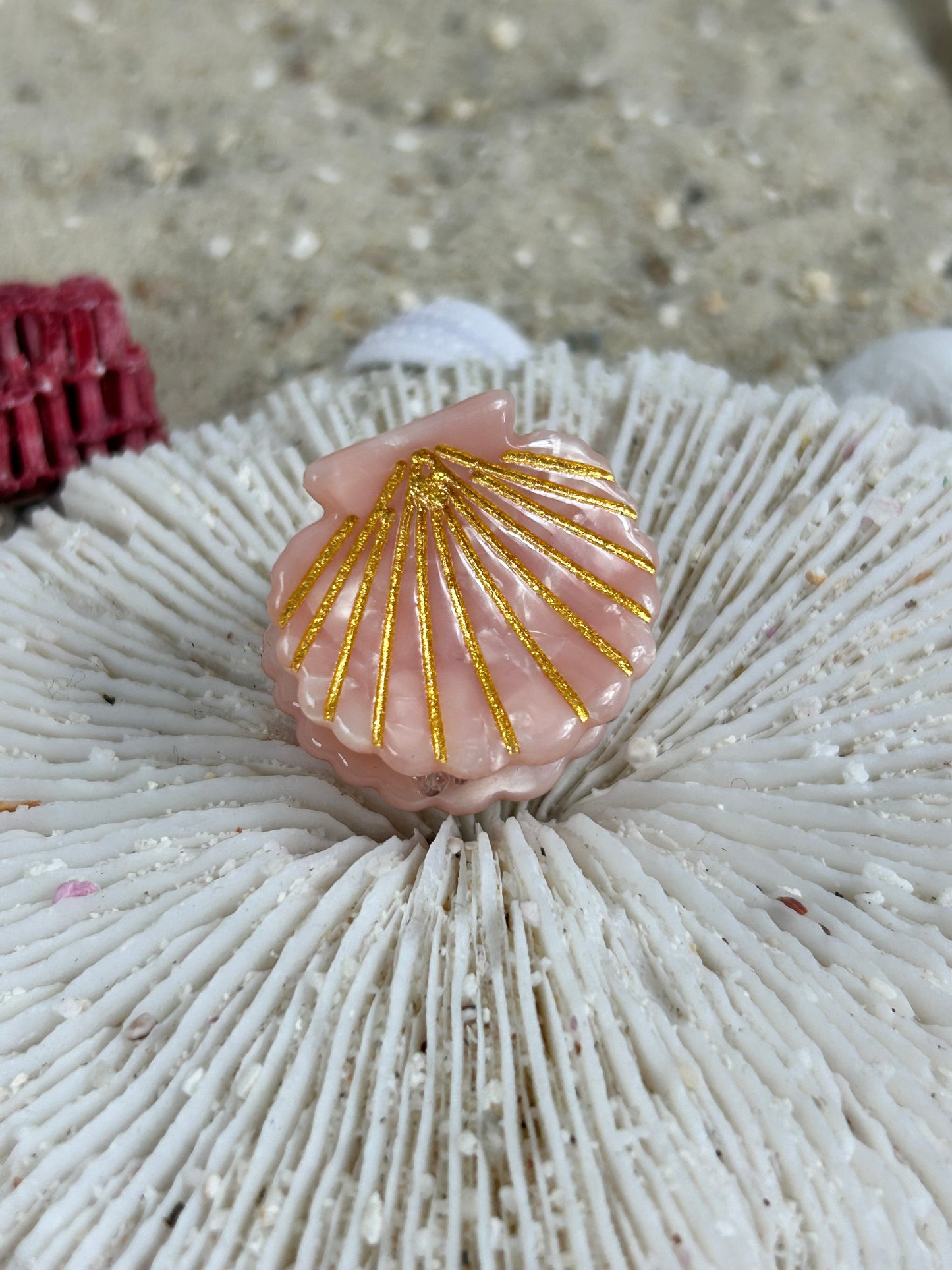 Mini Haarklammern - Muschel Mix