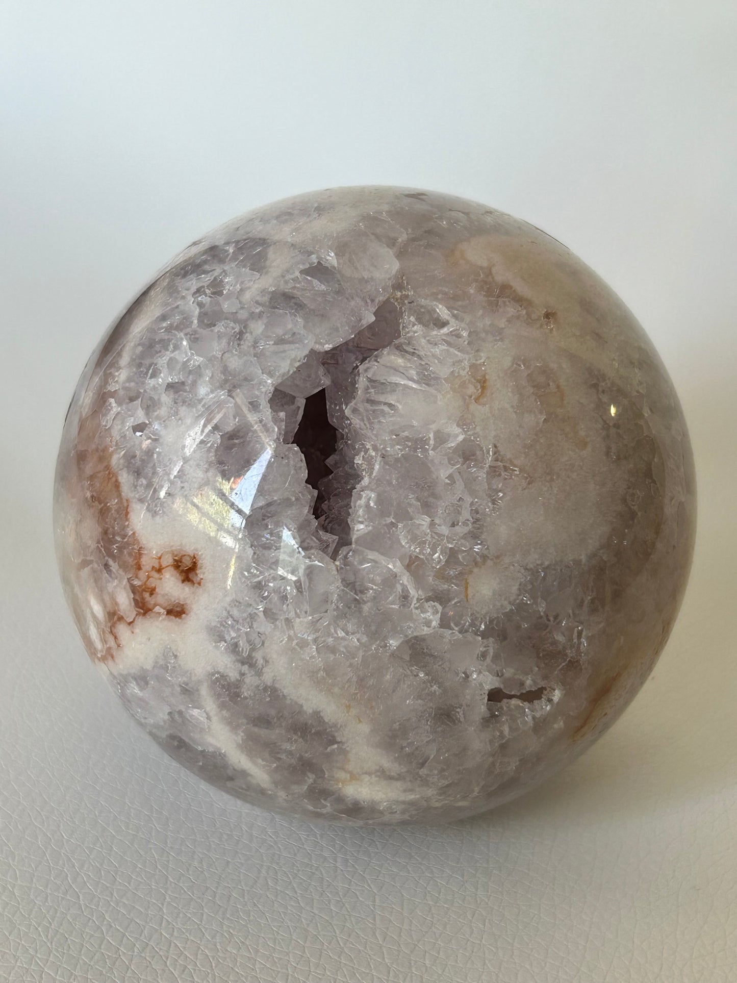 Blumenachat X Amethyst Kugel - C