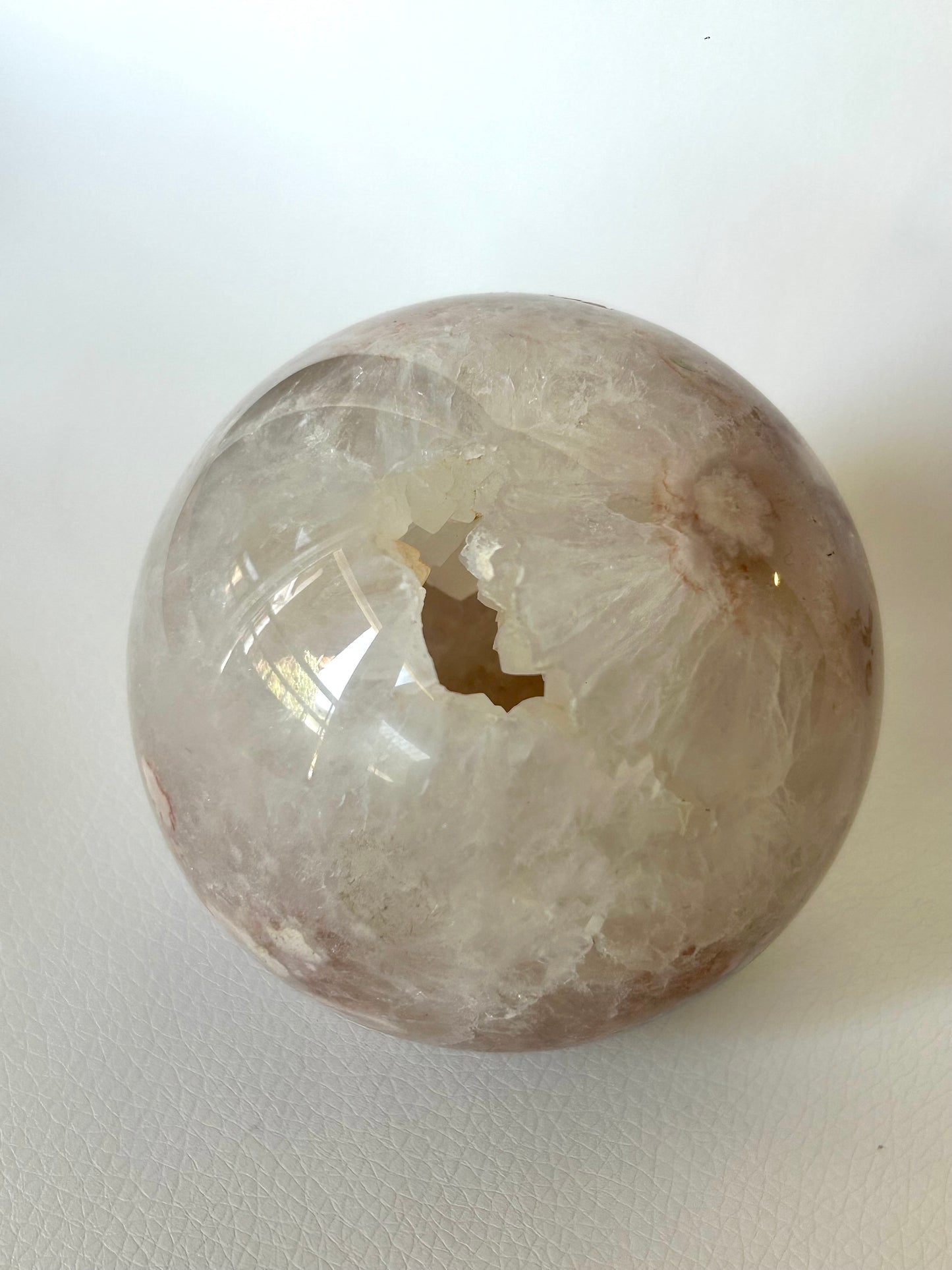 Blumenachat X Amethyst Kugel - B