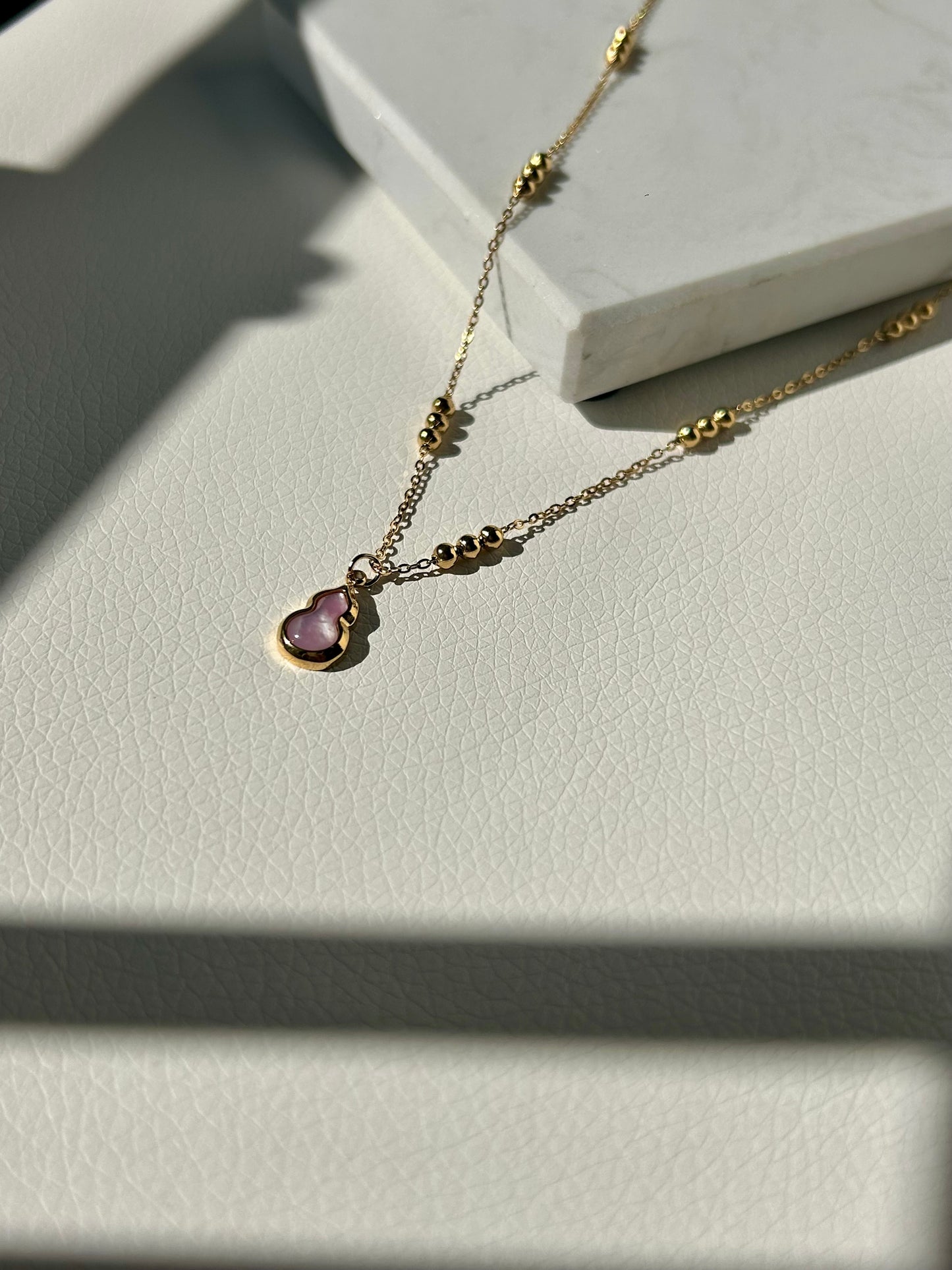 Pink Perlmutt Kette