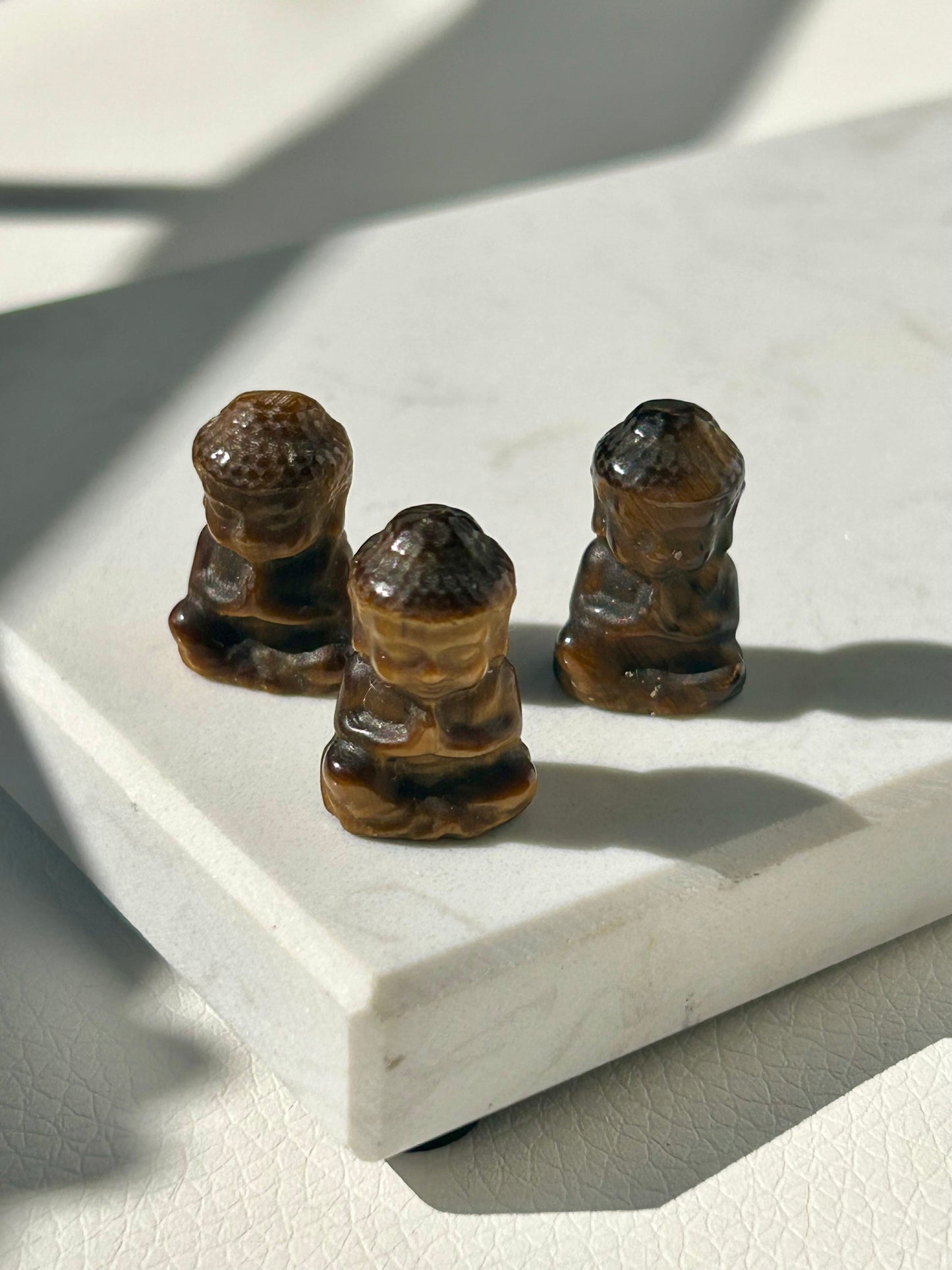 Mini Buddha - Tigerauge