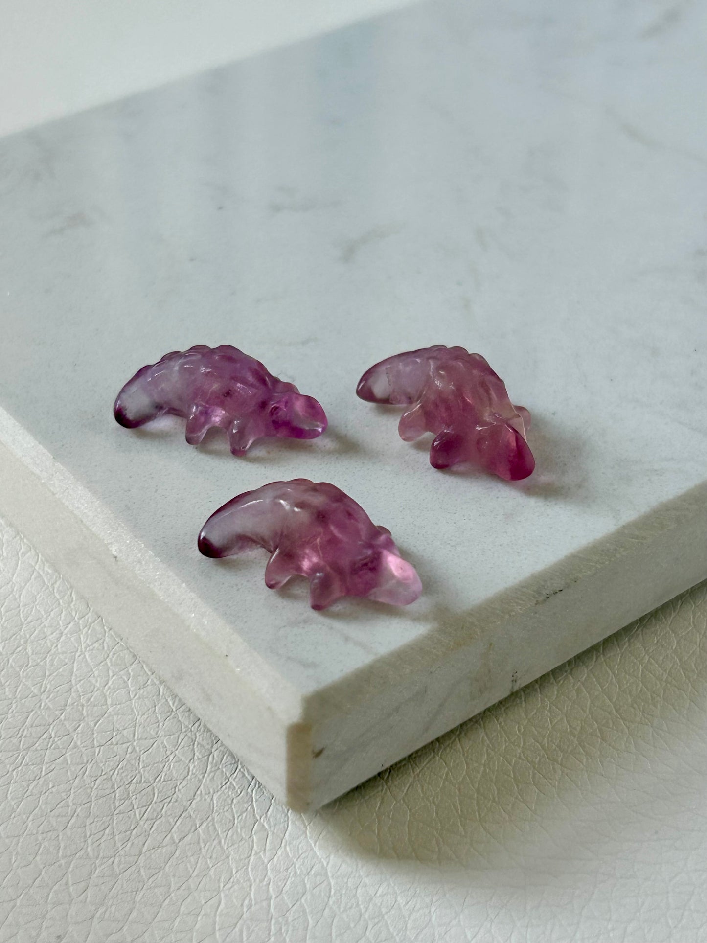 Krokodil - Fluorit Mini Carving