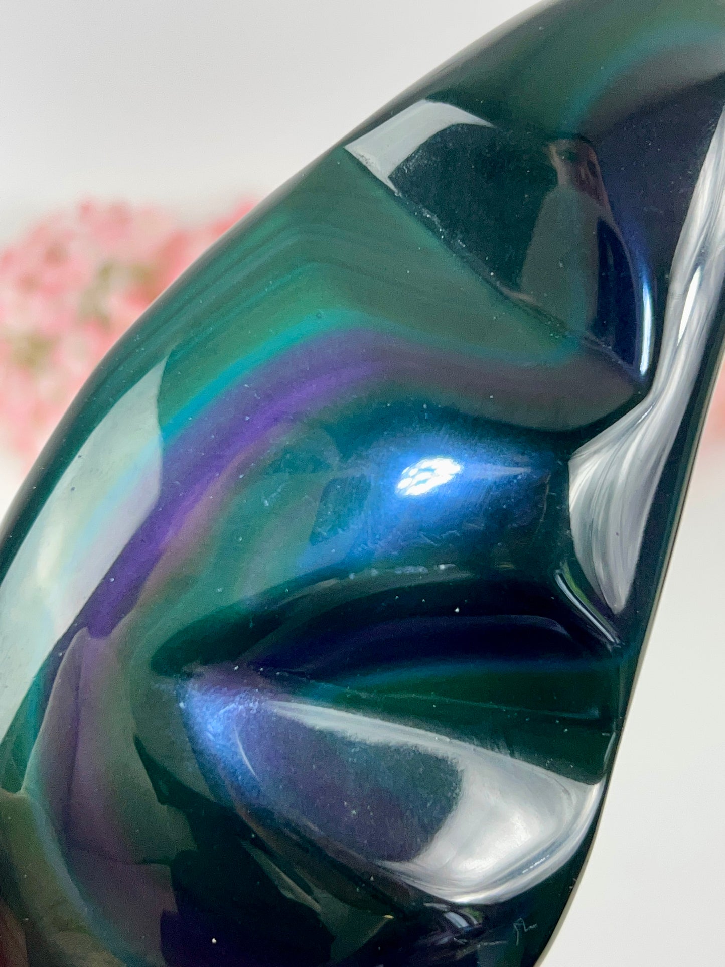 HQ Regenbogenobsidian Freiform