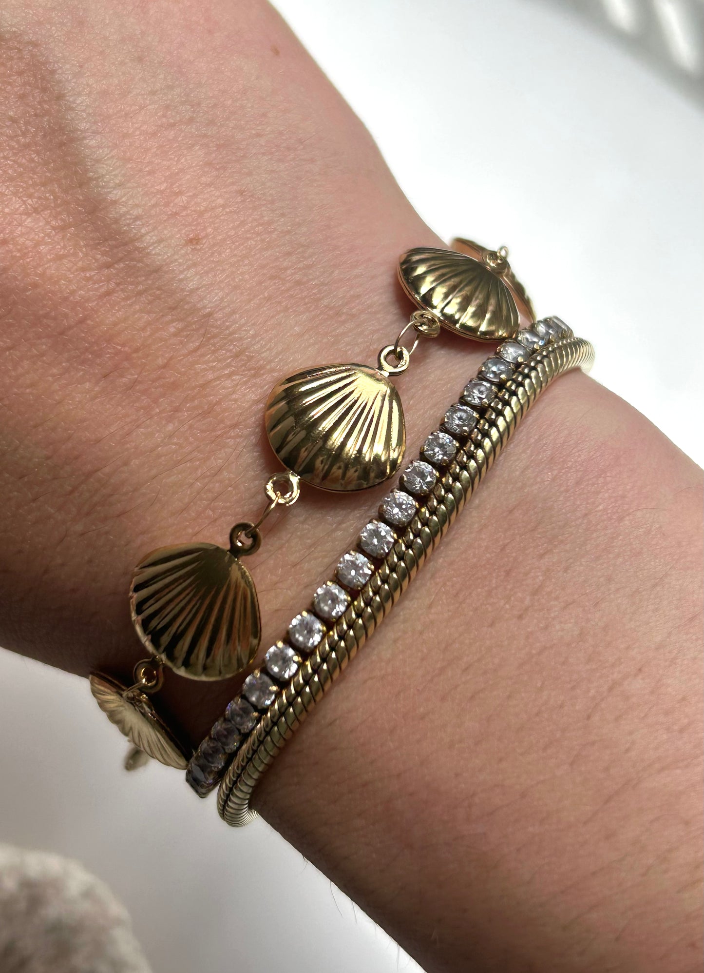 Armband - Seashells - Stainless Steel