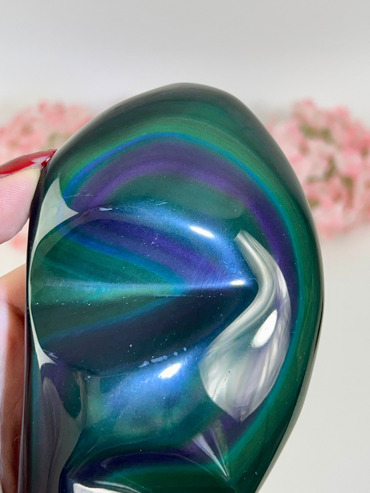 HQ Regenbogenobsidian Freiform