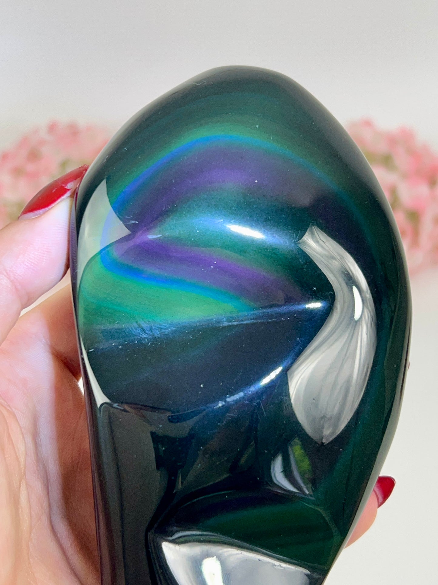 HQ Regenbogenobsidian Freiform