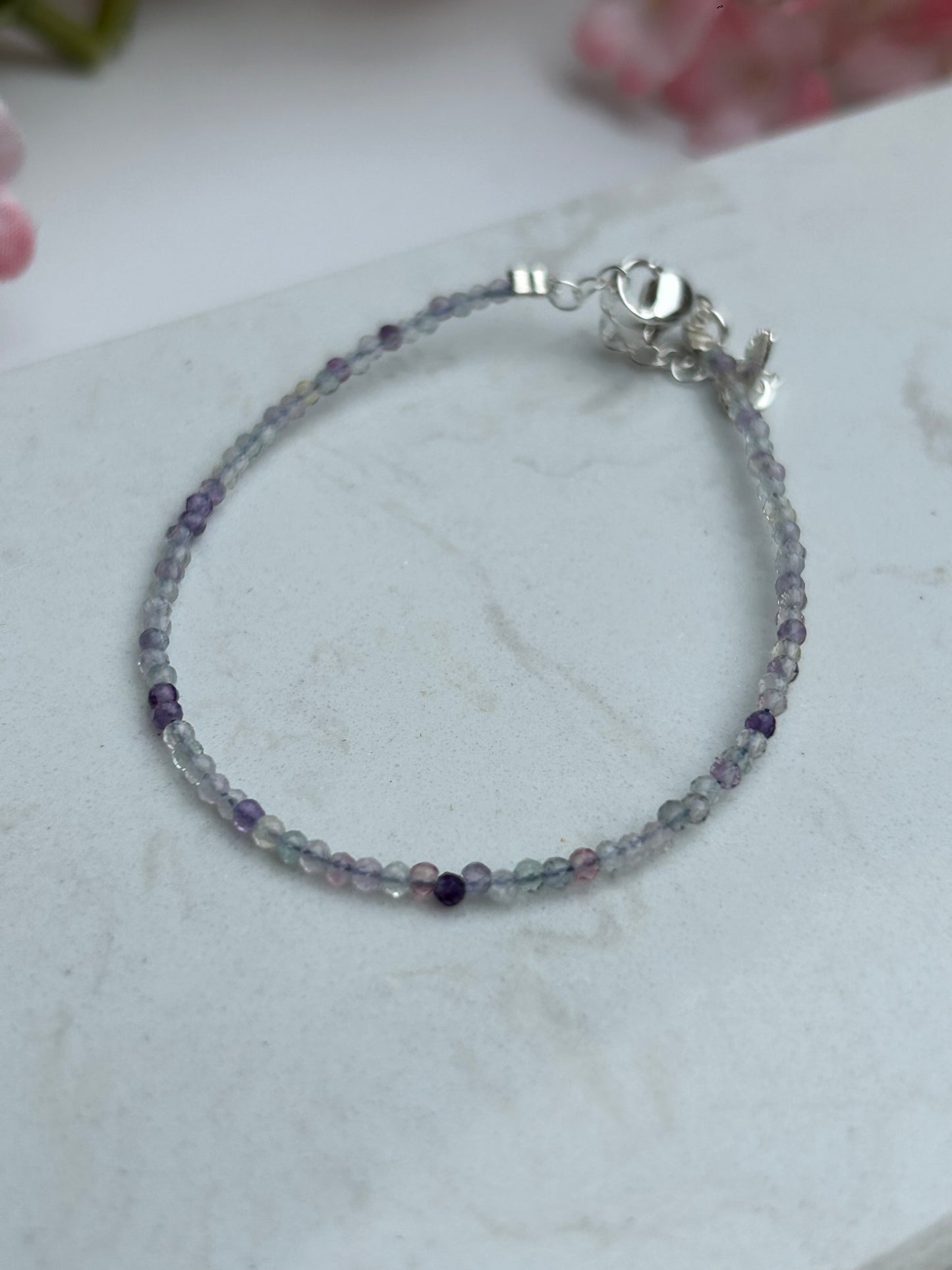 Fluorit Armband - Facettiert
