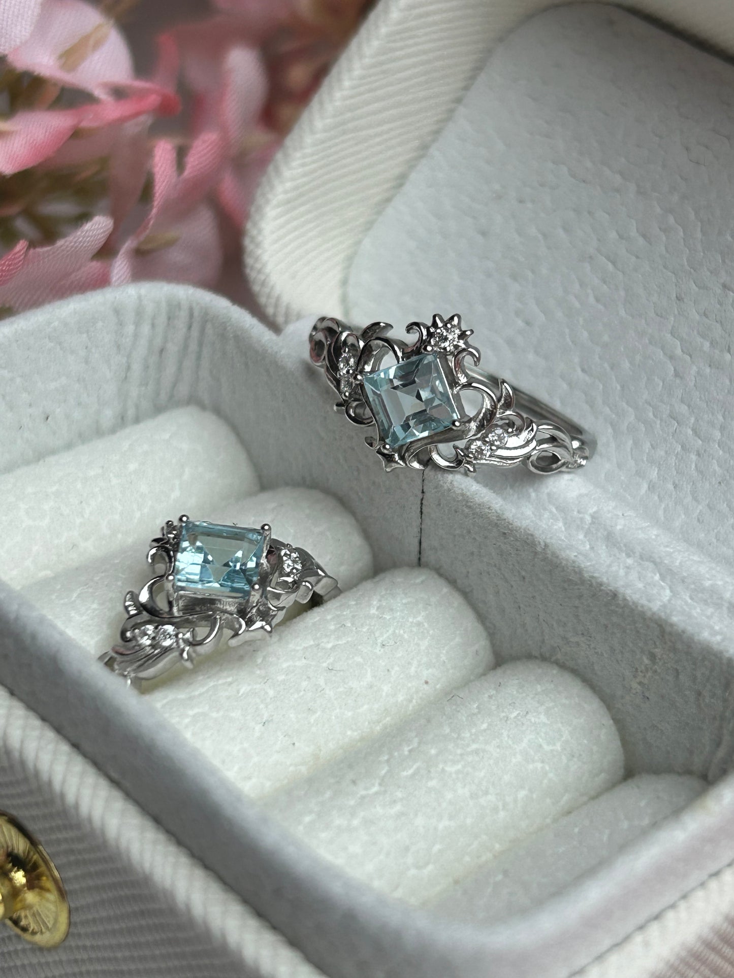 Ring 'basilikós' - 925 Silber - Topas