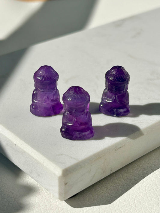 Mini Buddha - Amethyst