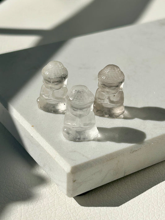 Mini Buddha - Bergkristall