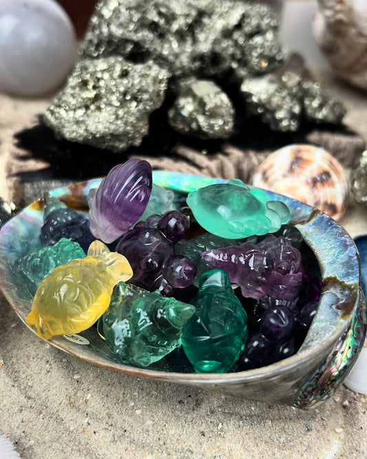 Fluorit Carvings - Ocean Magic