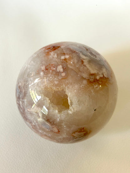 Blumenachat X Amethyst Kugel - B