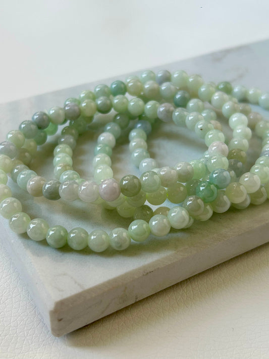 Grüne Jade Armband - 6mm