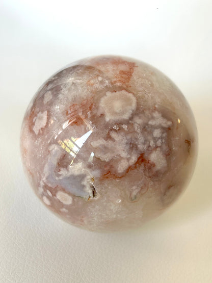 Blumenachat X Amethyst Kugel - B