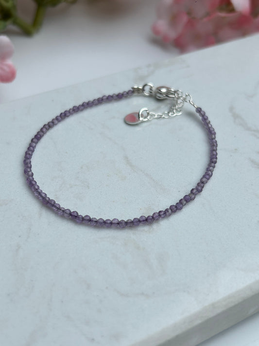 Amethyst Armband - Facettiert