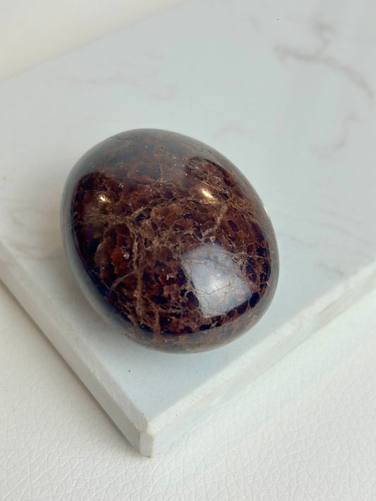 Granat Palmstone mit Stern