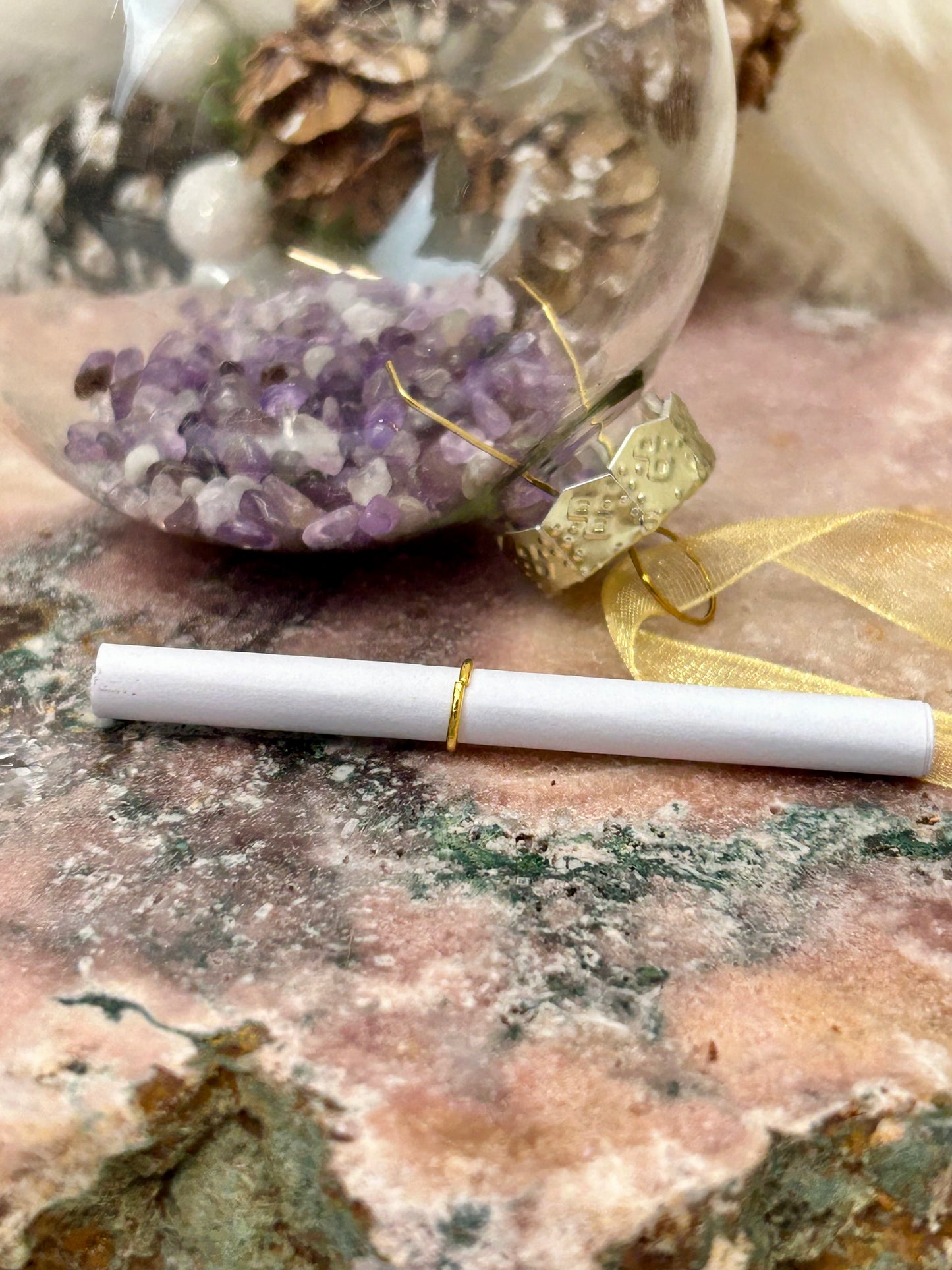 Manifestations Glaskugel - Amethyst