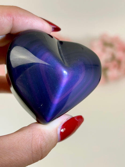 HQ Regenbogenobsidian Herz 25RB