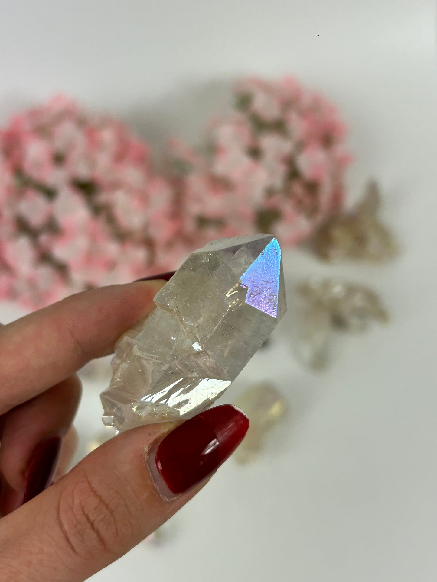 Angel Aura Bergkristall Spitzen