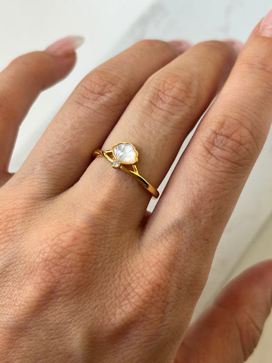 Perlmutt Muschel Ring