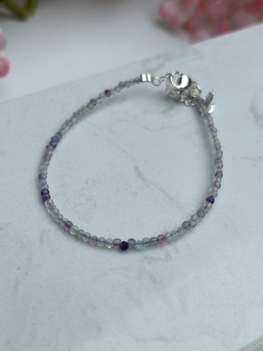 Fluorit  Armband - Facettiert