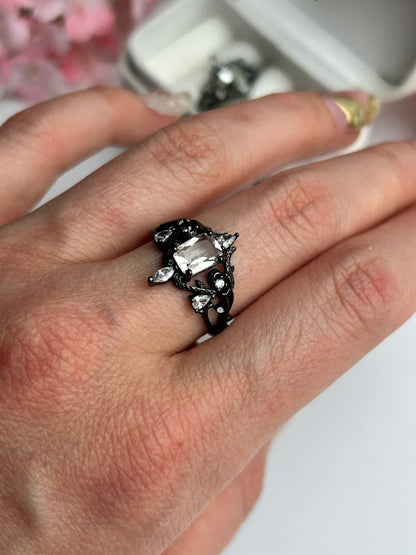 Bergkristall Ring - 925 Silber