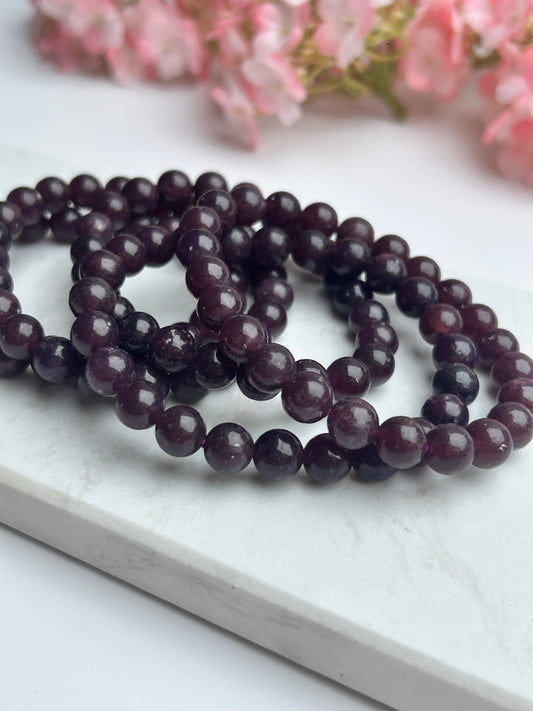 HQ Mica Lepidolit Armband - 8MM