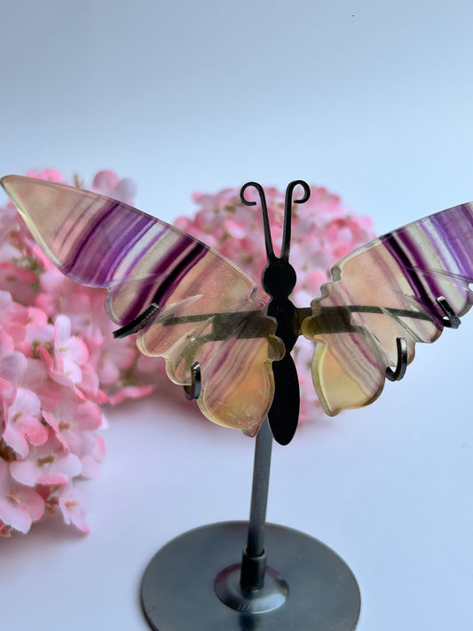 Fluorit Schmetterling - B