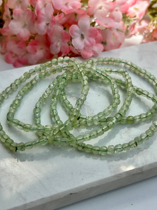 Phrenit Armband - Facettiert