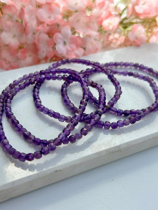 Amethyst Armband  Facettiert